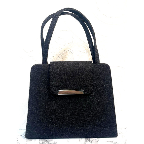 Black Structured Purse Swee Lo New York Handbag Cross Body - Picture 1 of 16